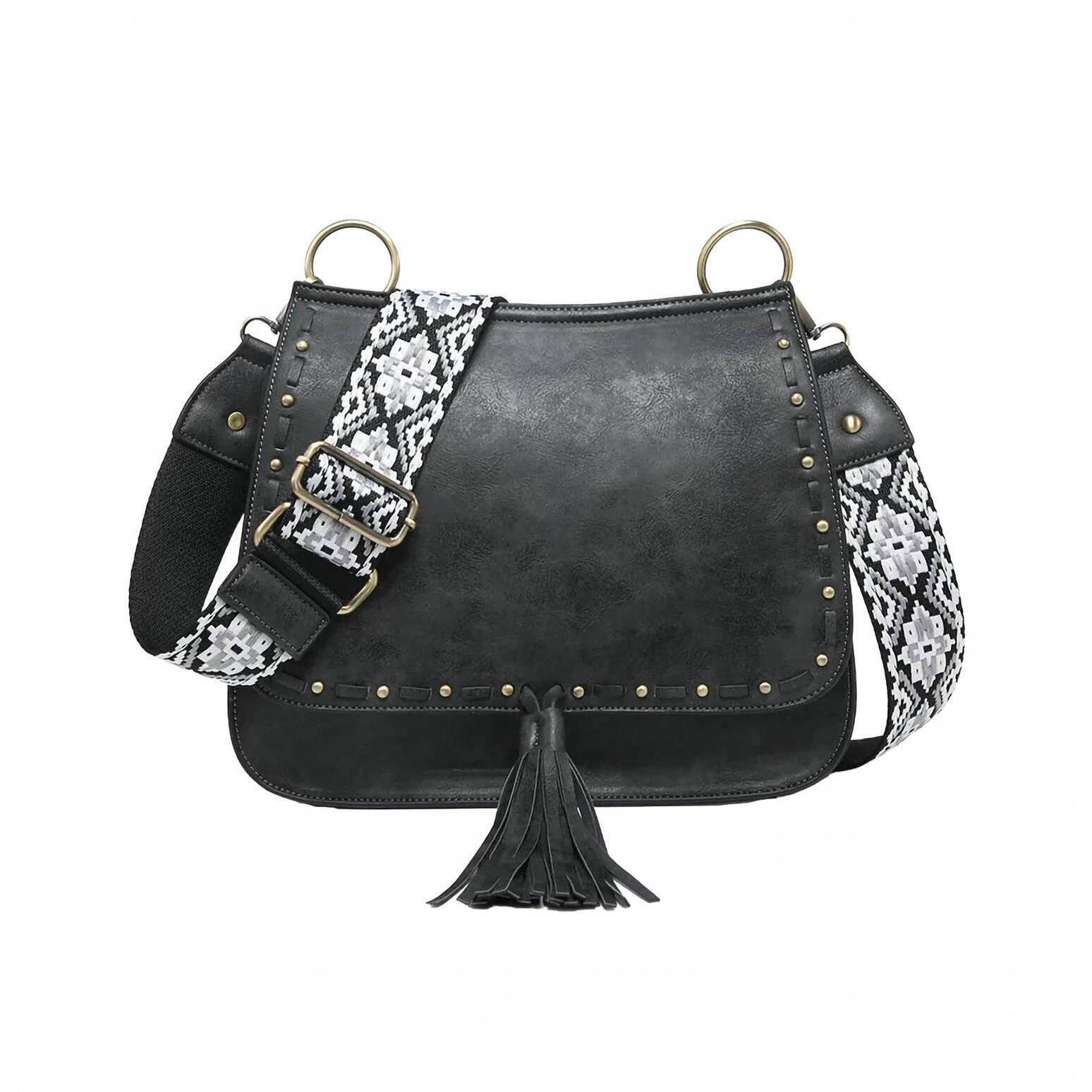 New Jen & Co. The Bailey Crossbody Bag In Black